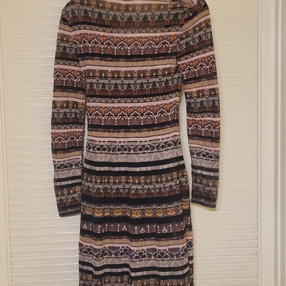 Womens M Missoni Long Sleeve Dress. Same Day Shipping. - Picture 3 of 3